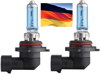 Flosser SilverBlue 9006 60W White Two Bulbs Head Light Low Beam Replacement Fit - Image 1 of 4