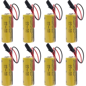New 8-PACK 1770-XYC Battery 3V 1800mAh For Allen Bradley PLC 1770-XYC/A 1770-XYB - Picture 1 of 5