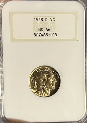 1938-D Old Fatty Holder! NGC MS66 PQ! Buffalo Nickel - Image 1 of 4