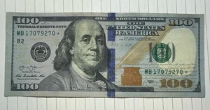 2013 $100 Dollar Bill Star Note Good Condition! Rare!! - Picture 1 of 2