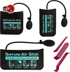 Air Wedge Bag Pump Kit Inflatable Leveling Tool For Window Door Alignment 300LB - Picture 1 of 12