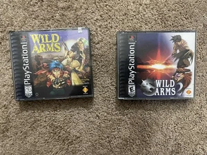 Wild Arms&Wild Arms 2 PS1 (Sony PlayStation 1, 1997) Complete Tested & Working - Picture 1 of 1