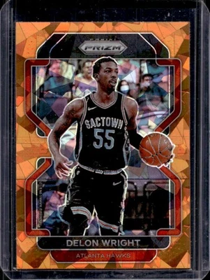 2021-22 Prizm Delon Wright Orange Ice #57 Hawks - Image 1 of 2