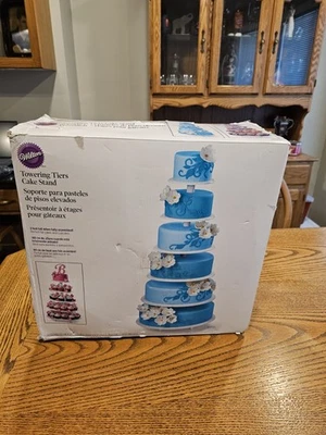 Wilton Towering Tiers Cake Stand 6 Tiers, Assemble Together Or Separate, Rare - Image 1 of 4