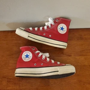 VINTAGE CONVERSE ALL STAR HI TOP Red Dukakis 88' SIZE 4 M 1988 VERY RARE - Picture 1 of 18