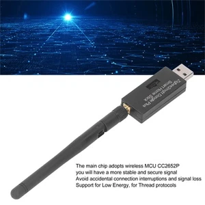 (CC2652P Avec Ligne De Programmation)Adaptateur RéSeau Wi-Fi Dongle Wi-Fi - Afbeelding 1 van 12