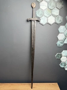 Historic 15th–17th Century Medieval Ancient Sword | Collector’s Piece 97 cm - Picture 1 of 24