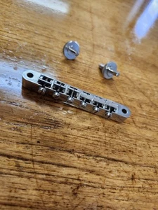 TonePros AVR Tune-O-Matic Gibson ABR Bridge Nashville Post Nickel - Picture 1 of 3