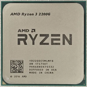 AMD Ryzen 3 2200G Processor 4x 3.50-3.70GHz 4Core 14NM Socket AM4 65W CPU - Picture 1 of 2