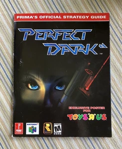 Perfect Dark Prima Official Strategy Guide Nintendo 64 Rare No Poster - Bild 1 von 2