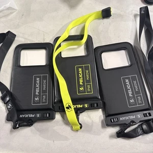 Pelican Marine Waterproof Phone Pouch w/ Lanyard 3-Pack - Photo 1 sur 2