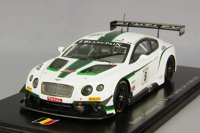 Spark SB079 1/43 Bentley Continental GT3 N.8 A. Leclerc J. D'Ambrosio D. Tappy