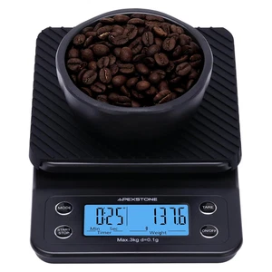 Coffee Scale with Timer Small, Apexstone Espresso Scale with Timer Small, Espres - Picture 1 of 5