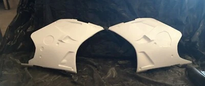 Paneles de carenado inferior derecho e izquierdo fibra de vidrio Yamaha FZR400 RRSP Foto 1 de 4