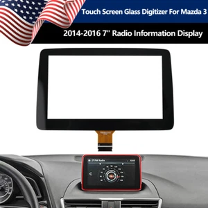 Digitalizador de pantalla táctil LCD de 7" para radio navegación Mazda 3 CX-3 MX-5 BHP1611J0D - Imagen 1 de 8