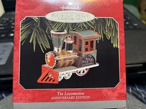 #MI ~ Hallmark Anniversary Edition Tin Locomotive 1998 NIB - Picture 1 of 5