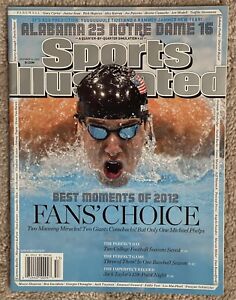 SPORTS ILLUSTRATED MICHAEL PHELPS BEST MOMENTS OF 2012 FANS’ CHOICE-USA-NO LABEL