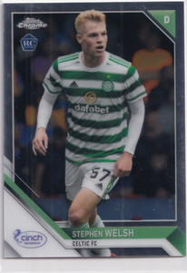 Topps Chrome SPFL Football 2021/22 No. 114 Stephen Welsh Rookie Card RC