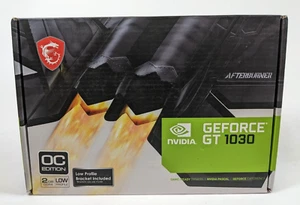 MSI GeForce GT 1030 Graphics Card - Picture 1 of 9