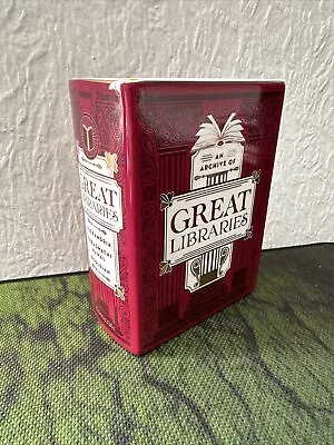 Illumicrate Great Libraries Ceramic Book Pot - Free Uk Delivery • 49.99£