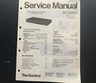 Technics ST-G460 Quartz Synthesizer AM/FM Stereo Tuner ORIGINAL Service Manual