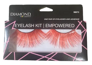 Faux Eyelashes Diamond Cosmetics Red Empowered Eyelash Kit with Adhesive #98673 - Picture 1 of 3