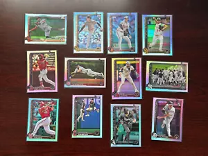 2025 Topps Series 1 Rainbow Foil Parallel Lot - 12 Cards No Dupes - Picture 1 of 1