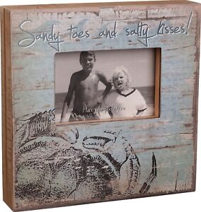 SANDY TOES & SALTY KISSES BOX FRAME by Primitives By Kathy