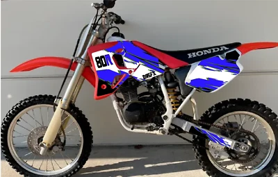 1996 - 2002 年本田 CR 80 OAGFX 显卡套件 - D7-3 蓝色 — 第 1/2 张图片