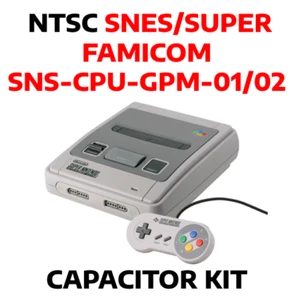 SNES Super Nintendo / Super Famicom Capacitors / Cap Kit Recap SNS-CPU-GPM-01/02 - Picture 1 of 1