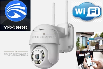 TELECAMERA ESTERNA 2024 WIRELESS APP PTZ VIDEOSORVEGLIANZA WIFI FULL HD YOSEE - Immagine 1 di 4