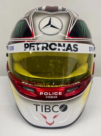 LEWIS HAMILTON SILVERSTONE 2019 HELMET (SCALE 1/1) BRAND NEW FULL SIZE REPLICA Cover