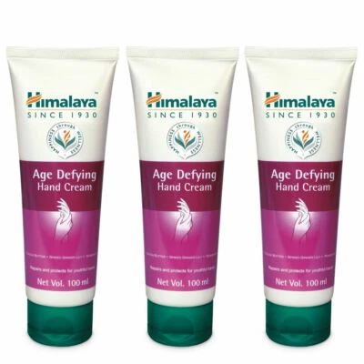 3 paquetes X 100 ml Himalaya Herbal Age Defying Crema de manos, 100 ml  Foto 1 de 4