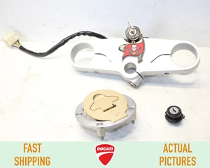 1991 - 1998 DUCATI 900 SS IGNITION SET TRIPLE TREE LOCK KEY FUEL CAP - Picture 1 of 9
