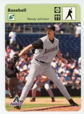 2005 Leaf Sportscasters RANDY JOHNSON Green Batting Glove /55 #37 DIAMONDBACKS