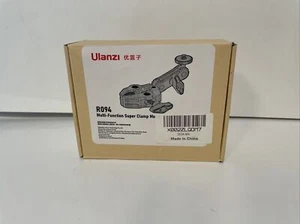 Ulanzi R094 Klemmkugelhalterung Dual 360° drehbar Kugelkopf Aluminium 1/4-3/8 Neu - Bild 1 von 10