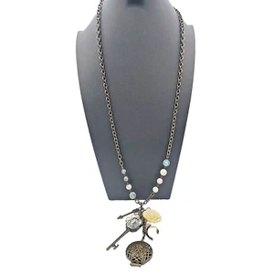 Plunder Designed Necklace 34 inches Plunder charms Bronze Marked WO0523 - Picture 1 of 5