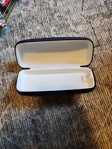 LACOSTE Sunglasses Glasses Slim Case BLUE With White Lining - Picture 1 of 2