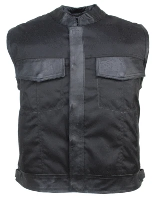 Hombre Moto Y Ocio Textil Chaleco Biker Club Custom Poliéster Hábito Moto - Imagen 1 de 4