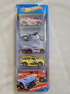 Hot Wheels 2010 HW City Works Series 5 Pack W4252 *NEW* 1:64 - Picture 1 of 7