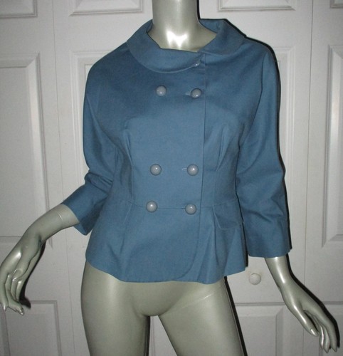 MOSCHINO Giacca cropped verde acqua economica e chic taglia 8