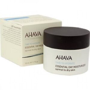 Ahava Essential Day Moisturizer Normal To Dry Skin Facial Moisturizer 1.7oz/50ml