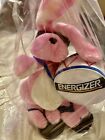 New Vintage 1989 Energizer Bunny Playing The Drums COMPLETE Pink Plush Large 22”