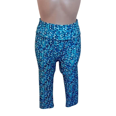 Leggings Athletic Works Dri-More Capri Cintura Alta Ropa Activa Patrón Lunares M Foto 1 de 4