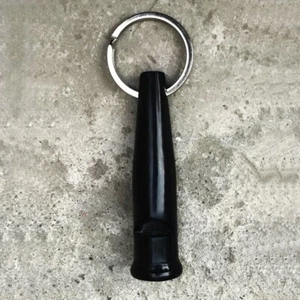 Dog Whistle in Black Buffalo Horn Training Gun Dogs Shooting PuppyCall - Picture 1 of 5