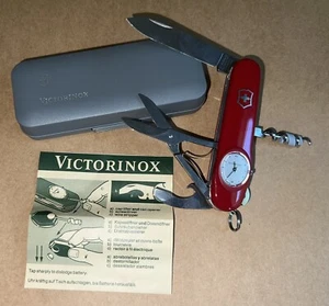 Vintage Victorinox Swiss Army Pocket Knife Timekeeper Watch Original Case - Picture 1 of 24