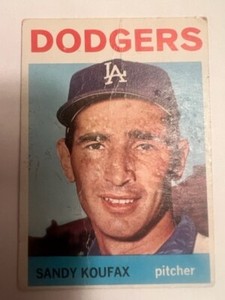 1964 Topps Baseball Sandy Koufax ( Los Angeles Dodgers ) #200