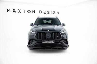 MAXTONDESIGN Labio de alerón Cup enfoque delantero para Mercedes-AMG GLE 53 / AMG-Line SUV / Coupe W16