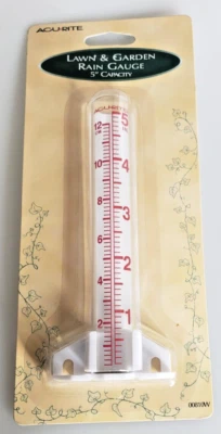 Pluviómetro Vidrio AcuRite Capacidad 5" Nuevo Precintado Foto 1 de 2