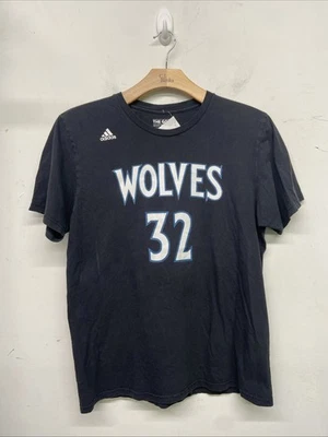 Camiseta deportiva Adidas negra Karl-Anthony Towns de la NBA MINNESOTA WOLVES #32 TALLA L (defectos) Foto 1 de 4